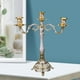 thumbnail image 5 of Candelabro Noble Colco 5 brazos Retro Romántico para Navidad de Cumpleaños Oro, 5 of 7