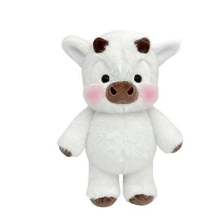 XIANXIAN Highland Cows Stuffed Animal Scottish Stuffed Highland Cow Plush 13 Inch Realistic Cattle Decor Doll for Stress Relief Boys Girls Birthday Favors Gifts Forest Party Decor