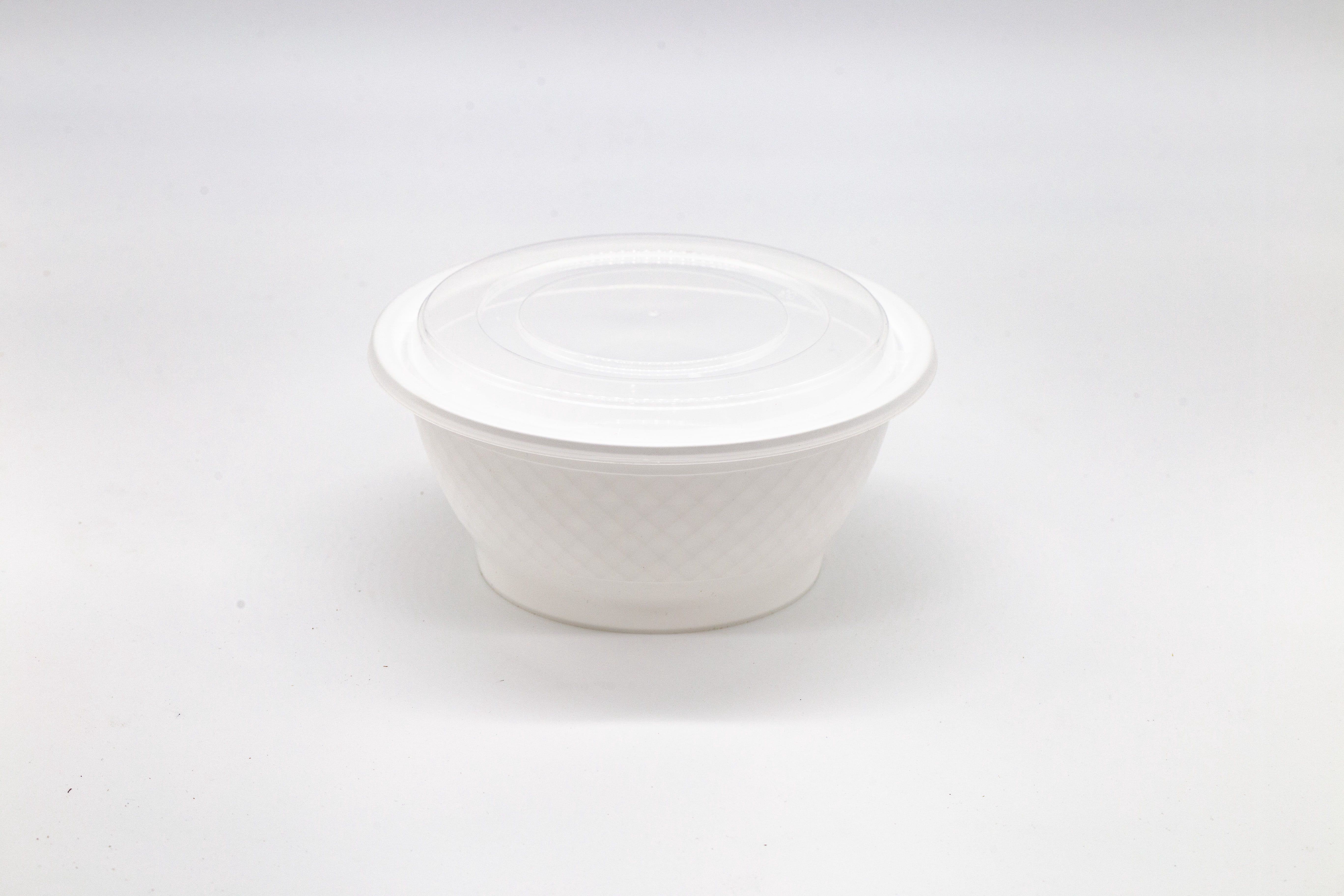 42oz White Togo PP Soup Cups Deli ramen B