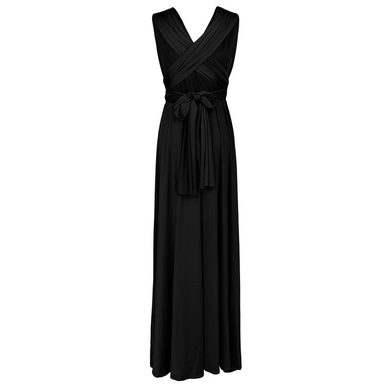 chinese dress ladies Strapless Drop Waist Lace Dress In Black main image 1