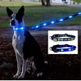 thumbnail image 2 of Dog-E-Glow Collar & Leash with LED Light Up Lights For Dogs ~ Pink Leopard~Large, 2 of 2