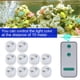 thumbnail image 5 of Juego de 10 velas LED redondas impermeables con control remoto sumergible (blanco cálido), 5 of 14