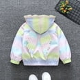 thumbnail image 5 of Jkety Toddler Fall Jacket Toddler Fleece Jacket Baby Boys Girls Hooded Zipper Long Sleeve Thick Warm Outerwear Pink,5-6 Years, 5 of 6
