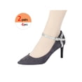 thumbnail image 4 of INSPIRE CHIC Sangles de Chaussures Antidérapantes Amovibles et Ajustables pour Femmes avec Boucle Argent Lustré 20,5 Cm/8,07 Pouces, 4 of 4