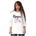 thumbnail image 3 of Breast Cancer Awareness Hope Dove Women's Long Sleeve T Shirt Brisco Brands S, 3 of 6