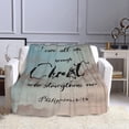 thumbnail image 3 of Bible Verse Blanket, Inspirational Religious Gift Throw Blanket with Bible Verse Religious Gifts for Women 50x40in, 3 of 5