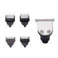 thumbnail image 2 of HLONK Electric Beard Shaver Head Metal Beard Razor Replacement Hair Trimmer Accessory for Three Heads Electric Shavers (1PC Clipper + 4PCS  Combs  No Beard Shaver), 2 of 7