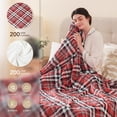 thumbnail image 2 of Electric Blanket Homemate Heated Twin Size 160x210cm Flannel, 2 of 8