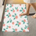 thumbnail image 3 of Rectangle Bath Rugs Plush Bathroom Carpet Mat Non Slip Bathroom Mats Peach Holly Leaves and Berries, 3 of 5