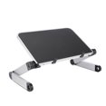 thumbnail image 1 of 2019 nueva ajustable para ordenador portátil, plegable, ergonómico, soporte para tableta, aleación de aluminio, cama de oficina, sofá, Juegos de teclado y mouse para computadora Negro 50x26cm, 1 of 1