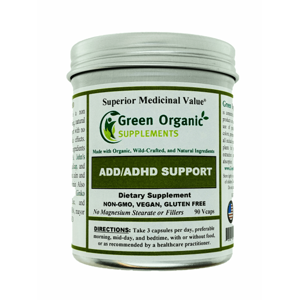ADD/ADHD Green Organic Supplements (Pack of 1)