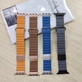 thumbnail image 4 of Correa de Cuero Extensible Magnética para Apple Watch Ultra, Compatible con Todas las Series, 4 of 5