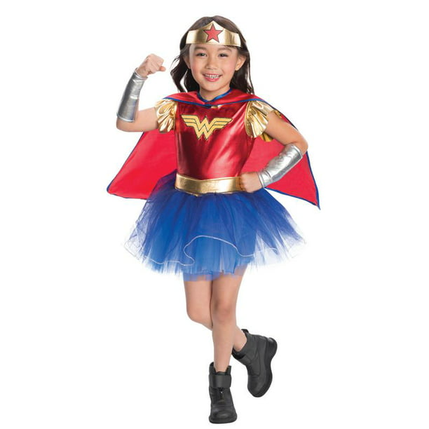 Warner Bros. Wonder Woman Halloween Fancy-Dress Costume for Child ...