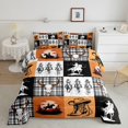 thumbnail image 1 of Erosebridal Kids Cowboys Bedding King Comforter Set, Western Boot Down Comforter, Rustic Farmhouse Decor, Reversible 3pcs, 1 of 8