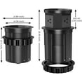 thumbnail image 5 of Automatic Pop Up Outlet, 4.33 inch Pop Up Outlet for Countertop with 15W Wireless Charger 3 AC Plug 1 USB-A 1 USB-C Hidden Outlet 5 FT Cord for for Kitchen/Home/Office, 5 of 7