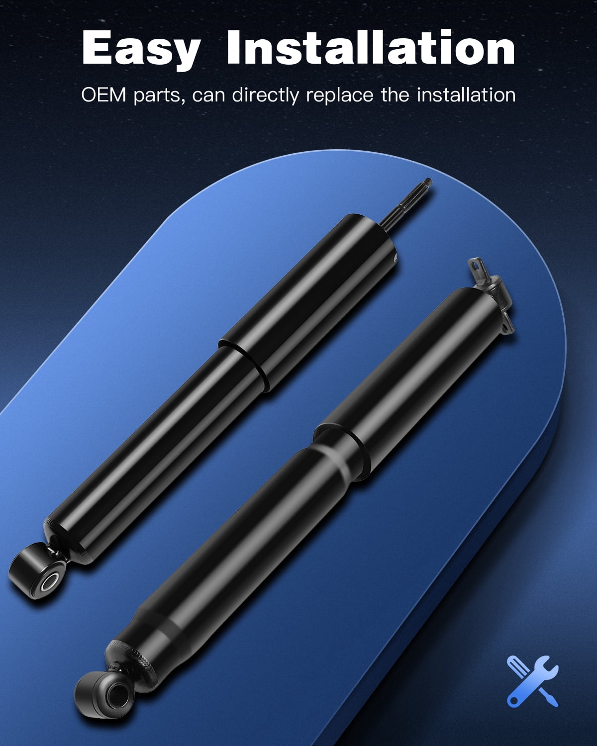 Shocks Struts,ECCPP Front Rear Shock Strut Absorbers Kits Compatible with 2004 2005 2006 2007 2008 2009 2010 2011 2012 Chevrolet Colorado/GMC Canyon 344465 344466