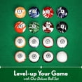 thumbnail image 2 of Iszy Billiards Pool Balls - 16 Piece Cue Ball Set For Pool Table And Display - 2 1/4 Inch 6 Ounce Regulation Size Billiard Balls - Classic Marble Style, 2 of 5