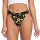 thumbnail image 1 of Fotbe Bees and Sunflowers Tanga Sin Costuras para Mujer con Estampado – Panties Invisibles, Transpirables y Cómodos para Uso Diario-3X-Large, 1 of 6