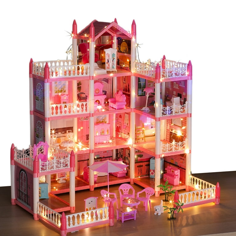 3D Princess Castle Villa Doll House Building Toy Set – MOBIUS Toys