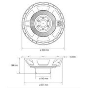 Rcf LF15N401 15 Neo Woofer 1800w 4 Vc