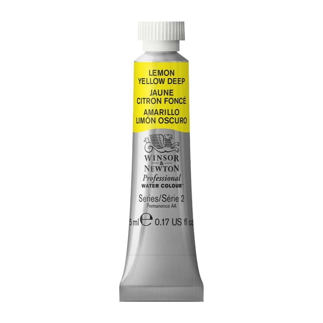 Pintura Acuarela 5 ml WINSOR & NEWTON Amarillo Limon S-2 #348