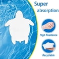 thumbnail image 3 of Turtle Oil Absorbing Sponge,Oil Absorbing Sponge Turtle Shaped Cleaning Sponge,Pool Sponge Oil Absorber 8 PCS - Pool Scum Sponge, for Hot Tub Swimming Pool,Spa, 3 of 7
