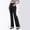 Black, variant on Sexy Dance Women Dress Lounge Pants Business Elastic Waist Casual Stretch Work Trousers Slacks with 4 Pockets