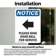 thumbnail image 3 of (2 Pack) Please Ring Door Bell Sign, 3 of 7