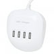 thumbnail image 3 of Cargador USB de 4 puertos para oficina en casa, cargadores inteligentes universales para teléfonos móviles de escritorio, 2,4 A, 100-240V (enchufe de la UE), 3 of 12