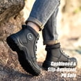 thumbnail image 4 of AUXDIQ Steel Toe Cap Boots Mens Waterproof Work Safety Boots Lightweight Non-Slip Safety Shoes, 4 of 6