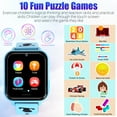 thumbnail image 4 of Kids Smart Watch Phone, Music Player Smartwatch with Games Cell Phone SOS Video Calculator Touch Screen (Build-in 1GB SD Card) Sport Wrist Watch for Kids Boys Girls Gifts ( with Replace Strap), 4 of 7
