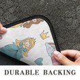 thumbnail image 6 of Pastel Princess Castle Pattern Door Rugs,Washable Non Slip Door Mats Indoor,Decorative Door Mats,Entry Mat Indoor for Entrance,Bedroom,Kitchen,Bathroom,30"x17", 6 of 6