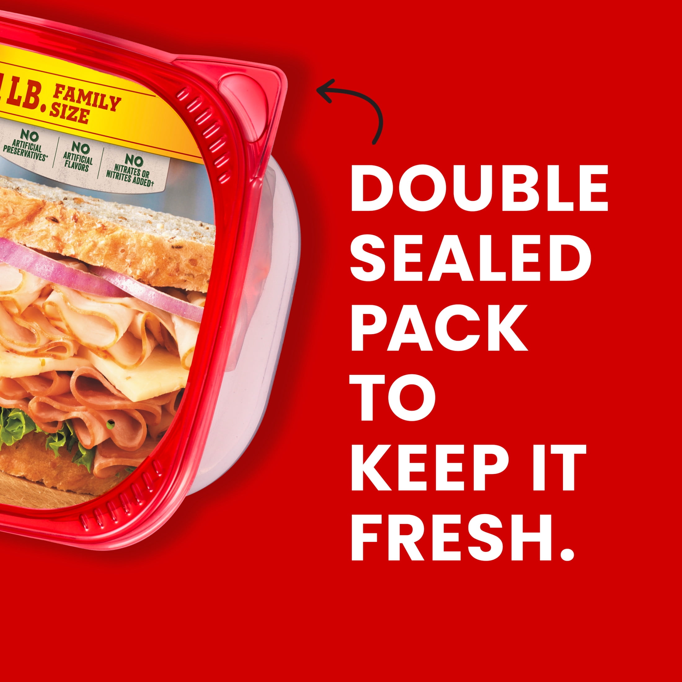 Hillshire Farm Ultra Thin Sliced Honey Ham Lunchmeat, 16 oz Variety Pack Plastic Tub, Refrigerated