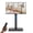 Black-32-75 Inch, variant on Mobile TV Cart Stand White 23-60 Inch Basic for Flat Screens