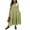 Mint Green, variant on Tea Party Dresses for Woman Dresses Long Dress Plus Size Short Sleeved Wrap Waist Layered Floor Length Purple 2X