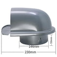 thumbnail image 5 of 6Inch 150mm Waterproof Stainless Steel Vent Vent Hood Anti-Corrosion Exhaust Extractor for Wall Air, 5 of 5