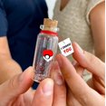 thumbnail image 4 of Kseniya Revta Lindo regalo de aniversario para novia o novio Botella romántica única inspirada en el juego Tarro de deseos de amor de aniversario (sin caja Te elijo a ti), 4 of 5