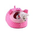 thumbnail image 2 of Dragonus Soft Pet Warmer Bed Warm House Pet hHamster Guinea Puppy Kitten Sleeping Cave Nest, 2 of 3