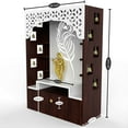 thumbnail image 2 of Wooden Customized Designer Mandir For Home With LED Lights / Temple For Home And Office / Pooja Mandap / Pooja Ghar /Hindu Pooja Temple, 2 of 3