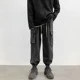 thumbnail image 2 of Pantalones vaqueros para hombre con bolsillos, pantalones vaqueros para hombre, pantalones negros de licra, talla grande, informales, sueltos, venta al por mayor, estilo callejero, emo, nailon, barato, 2 of 4