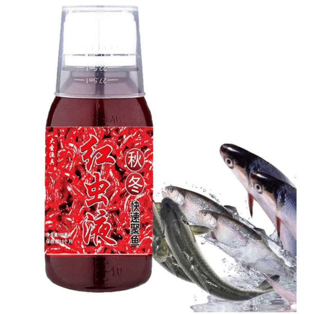 Yiwumi 100ml Red Worm Liquid Bait Fish Scent ,additive Strong Fishing Lure