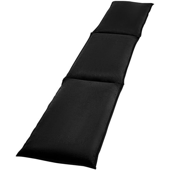 KFFKFF Flood Barrier, 10-Pack, 1.4 x 2.7 ft Water-Activated Absorbent Bags with Bucket, Reusable Sandless Sandbags for Flood Protection, Ideal for Doors, Basements, and Garages