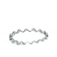 thumbnail image 4 of CHOOSE YOUR COLOR Thin Wave Eternity Squiggle Stacking Ring .925 Sterling Silver Band Jewelry Female Size 3, 4 of 4