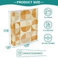 thumbnail image 3 of FORMRS 3 Ring Binder 1.5 inch with Pockets Set of 2 Clip Board 200 Sheets Capacity, Geometric Circles, 3 of 8