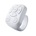 thumbnail image 1 of pitrice Wireless Ring Remote Control For Phone Selfie Fingertip Control Fingertip Ring Remote Button BT white, 1 of 6