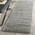 thumbnail image 3 of SAFAVIEH California Plush Solid Shag Runner Rug, Silver, 2'3" x 5', 3 of 13