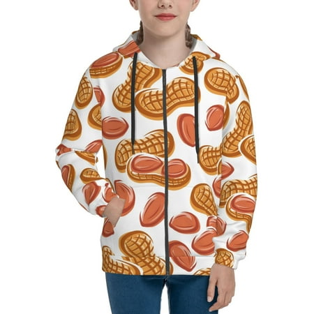 

Hoodies for Teen Girls Boys Peanuts4 Long Sleeve Youth Kids Essentials Zip Up Hoodie Lghtweight Fashion Hoodies & Sweatshirts Jacket Fall Winter Outfits Tops