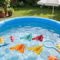 thumbnail image 5 of Deepigc Kids Diving Toys, Shark Catching Pool Game with 4 Floating Animals, Water Swimming Dive Pool Game, Toddler Bath Toy Play Set, Interactive Water Play for Boys Girls 3+ (Lobster), 5 of 8