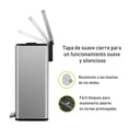 thumbnail image 3 of Bote de basura para cocina baño oficina Acero Inoxidable 50 L con tapa y pedal EKO Madison EKO EK9361MMT-50L, 3 of 7