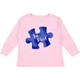 thumbnail image 3 of Inktastic Autism Awareness Be Kind Dark Blue Puzzle Piece Boys or Girls Long Sleeve Toddler T-Shirt, 3 of 5
